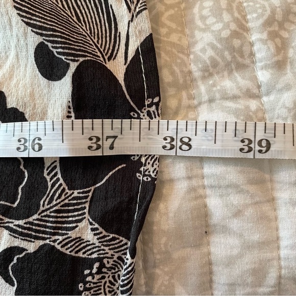 Rosegal Coral Pink Black & White Floral Button Dress Plus Size 4X 22 - Picture 9 of 9